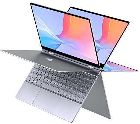 BMAX Y13 Ordenador Portátil Convertible y Táctil 13.3 Pulgadas Ultrabook Laptop, Intel Gemini Lake CPU, 8GB RAM + 256GB SSD, 4K 1920 * 1080 FHD IPS, Windows 10 Pro, USB Type-C