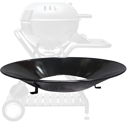 Outdoorchef Ersatz Trichter für 570er Gas Grill Kugel [Flammschutz] 1 Stück OBERER RING Gasgrill Kugelgrill Outdoorchef emailliert DM 49 cm H 9 cm diverse Modelle AB 2018 Hersteller Nr. 18.324.08