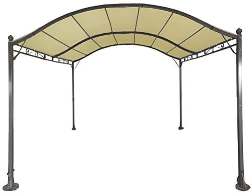Briconess.com Gazebo in Acciaio 3x4 mt da Esterno Giardino per Copertura Auto con Telo in Poliestere Pergola Maxi