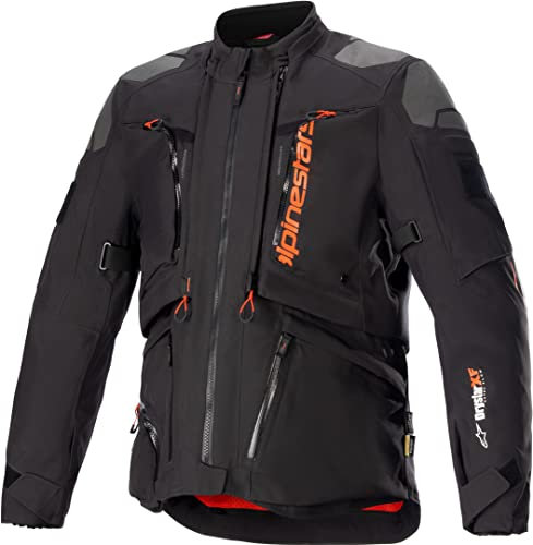 Alpinestars AMT-10 R Drystar® XF wasserdichte Textiljacke für Motorräder (Schwarz, 4XL), schwarz, 4X-Large
