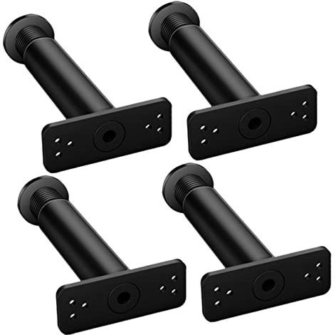 BESTonZON 4stücke Bettgestellfüße Höhenverstellbare Zentrale Unterstützungsfüße Ersatz Für Bettrahmen Füße