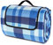 Hengsong Picknickdecke,Picknickdecke Wasserdicht,Picnic Blanket für Camping,Strandmatte,wasserdichte Decke mit PVC Wasserdicht,200×195cm,Blau&Grün Kariert