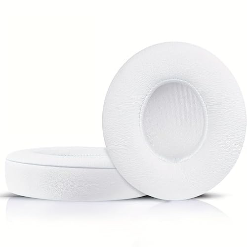 Replacement Ear Pads for Beats Solo 2 & Solo 3 Wireless On-Ear Headphones, Duyfioa Replacement Ear Cushions with Soft Protein Leather