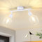 Lichtmaler Deckenspots Weiß Deckenstrahler 2 Flammig - Deckenleuchte E14 Vintage Deckenlampe Schwenkbar 350° Flurlampen Strahler Badezimmer Küche(ohne Leuchtmittel)