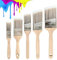 5-Piece Paint Brush Set,Paint Brush Set Decorating,Pro Angled Paint Brush, Paint Edger & Paintbrushes for Decorating, Quality Synthetic Bristle Brushes for Precision & Control