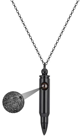 Xtyggoi Benutzerdefinierte Halskette mit Bild personalisierte Foto Halskette Kreuz Anhänger Halskette Memorial Schmuck für Frauen Männer