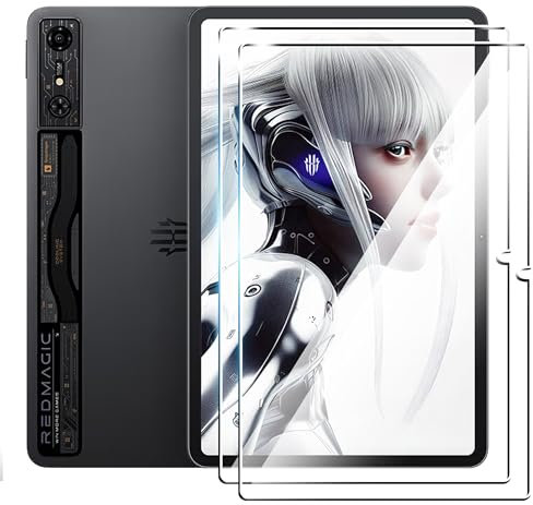 CAUHENYEE Pellicola Protettiva per REDMAGIC Nova Gaming 10.9 2024 Vetro Temperato, Confezione da 2 HD Trasparente Pellicola Protettiva in Vetro Protettiva per Red Magic Nova, AntiGraffio