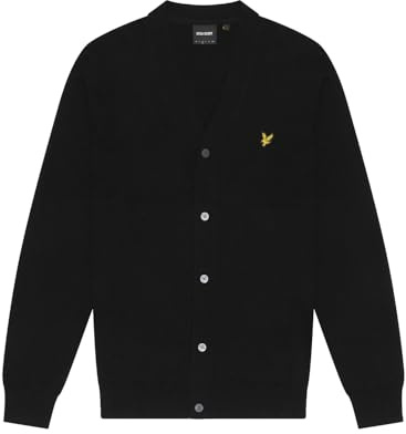Lyle & Scott Mid Knits Cotton Merino V Neck Cardigan