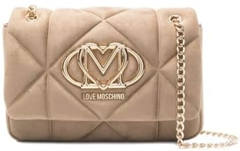 Love Moschino Tasche Embosed Velour PL Sand, Einheitsgröße, sandfarben, Einheitsgröße