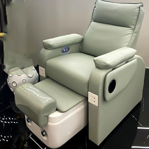 Hlixzoy Fauteuil De Bain De Pieds De Canapé De Pédicure Électrique, Fauteuil De Massage De Spa Et Manucure, Fauteuil Inclinable De Pédicure, Lit De Massage