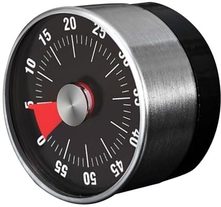 Küchentimer | Küchentimer mit Alarm, Uhr, Klingelton 72 dB, magnetisch, intelligenter Countdown für Backofen Herd
