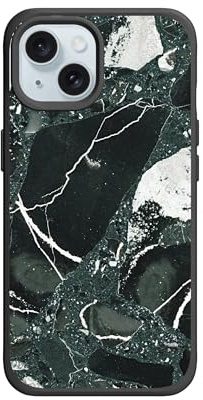 RhinoShield Hülle kompatibel mit [iPhone 15] | SolidX – Schlankes, verstärktes Schutzcase mit stoßdämpfendem Design und 3,5 m Fallschutz – Schwarz [Nacht]