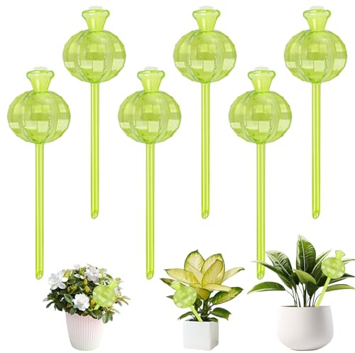 Lot de 6 boules d'irrigation automatiques pour cactus, système d'irrigation automatique, distributeur d'eau en plastique pour plantes en pot, balcon et plantes de jardin