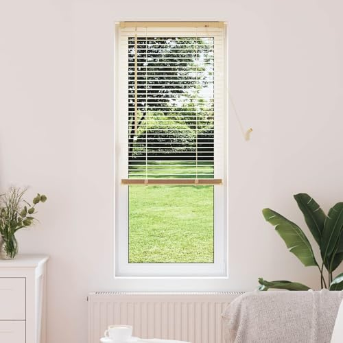 Sophrelle Tenda Veneziana Marrone Chiaro con Motivo 150 x 40 cm PVC Marrone,42003758
