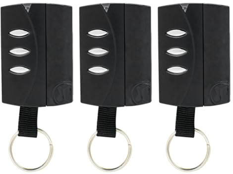 NONDK Copia de Código Variable de 433,92 MHz para Control Remoto de Puerta de Garaje Pujol Vario (Juego de 3 Piezas)