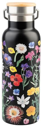 Grupo Erik Borraccia Termica 500 ml Sleepless Garden | Water Bottle | Borraccia Acciaio Inox, Manico, Doppia Parete, 12h Caldo e 24h Freddo, Bambini, Scuola, Palestra e Attività Sportive