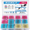Kuject Stoßverbinder 210stk Kabelverbinder, Quetschverbinder Wasserdicht Schrumpfverbinder Set 10-22 AWG Stossverbinder