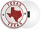 DestinationVinyl 1 x Texas USA Fridge Magnet - Map Flag American America Travel 4385