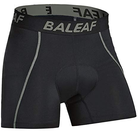 BALEAF Men's 3D Lining Cycling Shorts, MTB Liner, 3XL