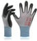 DEX FIT Premium Nylon Nitril Arbeitshandschuhe FN320; 3D-Komfort, Dehnbare Passform, Griff, Dünne, Leichte Arbeitshandschuhe, Langlebig, Atmungsaktiv, Kühl, Waschbar; Grau L (9) 3 Paare