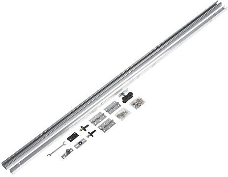 Henderson Husky Folding Door Kit, 1538mm Track, 2 Doors, 40kg Capacity
