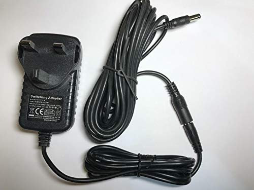 Replacement for 6 Metre Long 9V AC Adaptor Charger AC-DC ADAPTOR for X Rocker Gaming Chair 51231