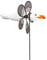 HQ Design Windspiration - Spin Critter, UV-beständige und wetterfeste Windspiel Deko für Garten, Terrasse und Balkon - Windrad inkl. Standstab (Seagull)