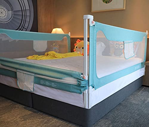 BabyGuard Bettgitter für Kleinkinder, extra lang und hoch, speziell für Doppelbett, Doppelbett, Queensize, Kingsize, 150 cm