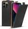 Verco Flip Case for iPhone 13 Pro, Premium PU Leather Magnetic Closure Vertical Cover for iPhone 13 Pro Case, Black