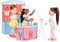 Glitter Girls Küche mit Kochsendung Zubehör – Puppenzubehör für 36 cm Puppen mit Backzubehör, Kühlschrank, Ofen und mehr – Puppenhaus Zubehör für Kinder ab 3 Jahren (52 Teile)
