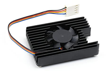 Dedicated All-in-One 3007 Cooling Fan for Raspberry Pi Compute Module 4 CM4 Fan with Thermal Tapes, PWM Speed Adjustable