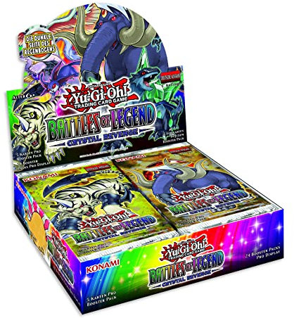 Yugioh - Battle of Legends - Crystal Revenge - Deutsch - 1. Auflage + 1 Ultra Pro Toploader - OVP (Originalverpackt)