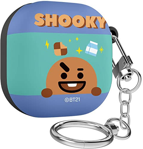 BT21 Offizielles Merchandise für Galaxy Buds 2 Pro Hülle (2022) / Galaxy Buds 2 Hülle (2021) / Galaxy Buds Pro Hülle (2021) / Galaxy Buds Live Hülle (2020) - SHOOKY