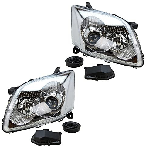 ATEC Germany 2x Hauptscheinwerfer vorne links + rechts Frontscheinwerfer, Kompatibel mit TOYOTA AVENSIS (_T25_), AVENSIS Kombi (_T25_), AVENSIS Stufenheck (_T25_)