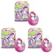 CRAZE Spaßbad INKEE 3er Set Magische Badekugel mit Überraschung Bath Bomb Unicorn Einhorn Spielfiguren, 3er Pack