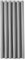 Aspire Homeware Door Curtain for Living Room - Single Panel Light Grey Blackout Eyelet Curtains Bedroom - Thermal Insulated Super Soft 66 x 84 Inch Drop Curtain with Tieback, 1 Panel