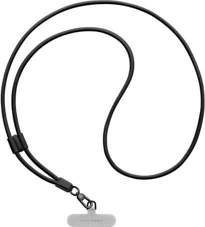 CASETiFY Pebbled Cord Cross-body Strap - Jet Black