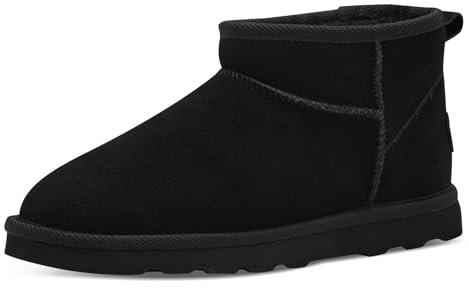s.Oliver Damen Boots aus Leder Gefüttert, Schwarz (Black), 40 EU