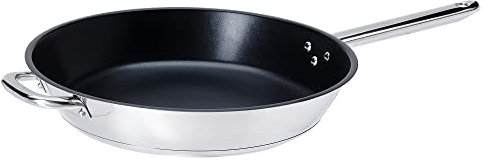 Ikea 365+ Bratpfanne, 32 cm, Edelstahl/Antihaftbeschichtung