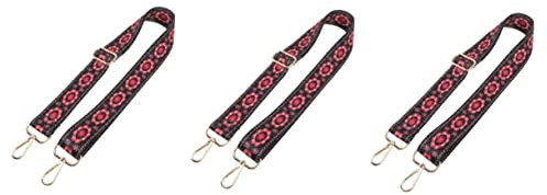 MILISTEN 3 Stücke Banjo Ersatz Strap Starke Last-lager Banjo Gürtel Für Banjo Gitarre Bass Retro Stil