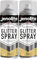JENOLITE Pintura en aerosol con purpurina | ORO | Pintura con purpurina de colores | Multisuperficie | Ideal para Marcos de Fotos, Espejos, Adornos y Manualidades | 2 x 400ml
