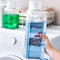 Récipient de détergent à lessive, distributeur de à lessive liquide, distributeur d'adoucissant, récipient en plastique pour poudre à lessive pour animaux domestiques, rangement de buanderie
