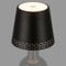BRILONER - Lampada da bottiglia a LED dimmerabile, attacco per lampada da bottiglia a LED, lampada da comodino dimmerabile touch, lampada da scrivania, lampada da lettura, 11x9 cm (PxA), nero