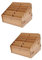 STOBAZA 2Er-Box Aufbewahrungsbox für Karten spielkarten aufbewahrung karten halter card holder cardholder Spielkarten-Sortierbox Hund Kartenspielen Brettspiel Deck Holzpaletten hölzern