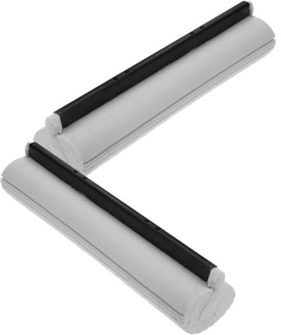 AOKWAWALIY Testa di mocio in spugna, 3 pezzi, ricambio per mocio, spugna smerigliata, panno assorbente per mocio bagnato