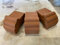 Lot de 4 pieds en terre cuite pour pots de fleurs 5 x 8 cm