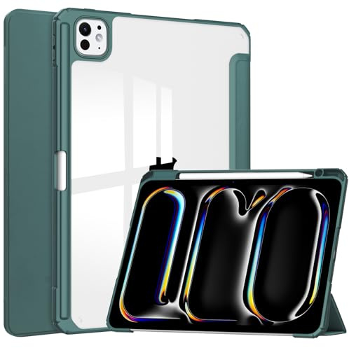 Acelive Funda Capa para iPad Pro 11 2024 M4 (5.ª generación) con Soporte de Pen