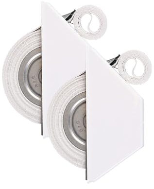 2 x INOVATEC Rollladen Halbeinlass Gurtwickler weiß Mini 5 m Gurtband