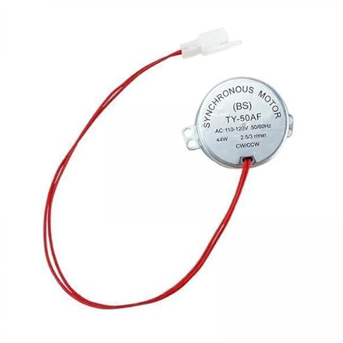 Milageto 2X Automatischer Inkubator Eierdreher Motor Ei Drehmotor Brutmaschine Zerteilt Mini Inkubator Motor 4W Synchronmotor 2,5 U/Min Niedrige Geschwindigk