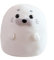 KUKUShining Niedlich Siegel Plüsch, Seehund Plüschtier Kissen Kawaii Robbe Tierkissen Kuscheltier Spielzeug for Kinder Geburtstag(White,30CM/11.8IN)